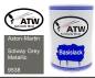 Preview: Aston-Martin, Solway Grey Metallic, 9538: 500ml Lackdose, von ATW Autoteile West.